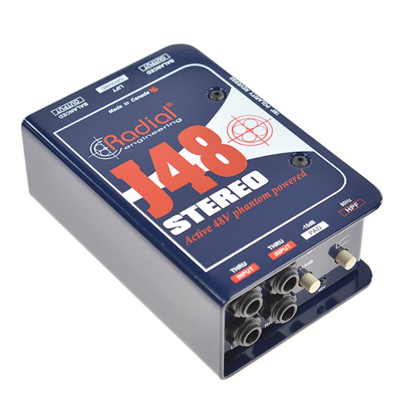 Radial J48 Stereo Active Direct Box