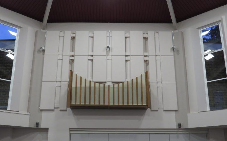 Bespoke acoustic panels installed in a venue