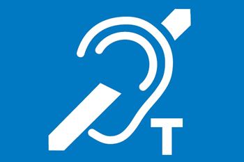 Induction hearing loop symbol