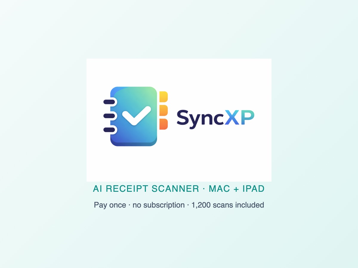 SyncXP — AI Receipt Scanner & Expense Tracker (Mac + iPad)